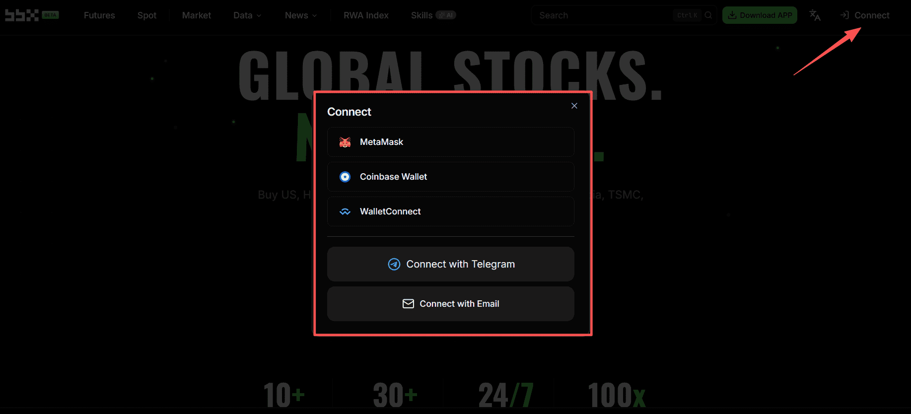 Global Stocks. No Broker.